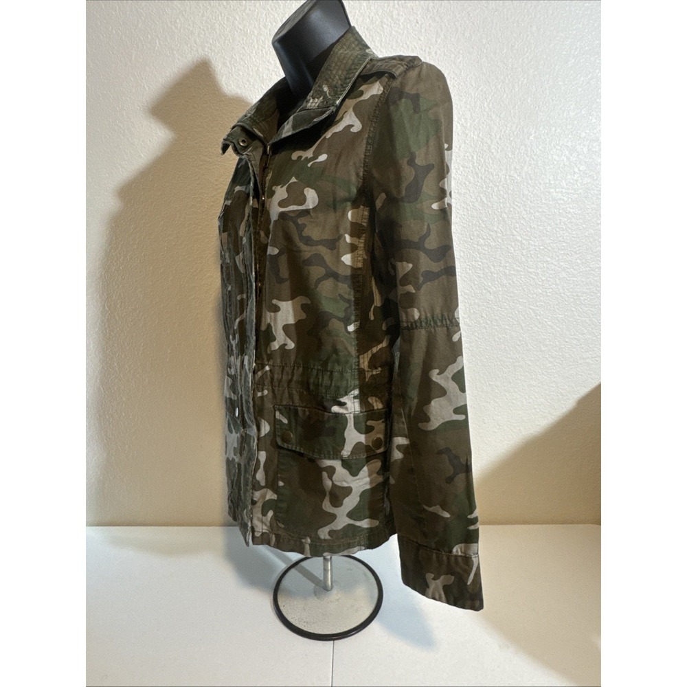 Womens Chore Coat Camo Jacket Size Medium Army Camouflage Military Love Tree - Picture 6 of 16